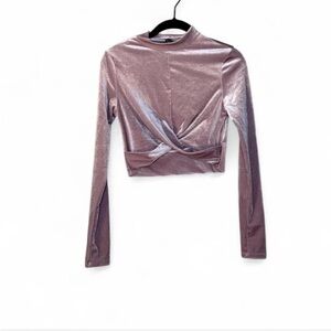Velvet Crop Top